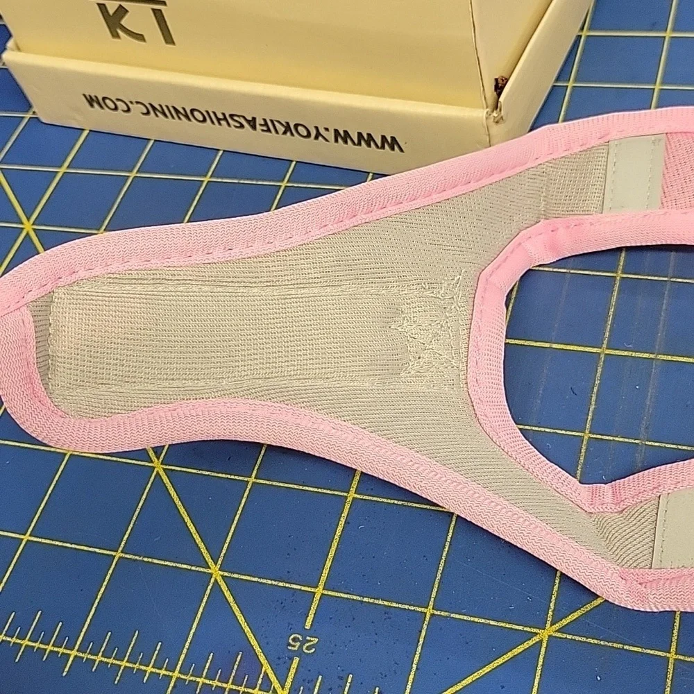 Pink & Gray Mesh Pet Buckle & Velcro Harness 12